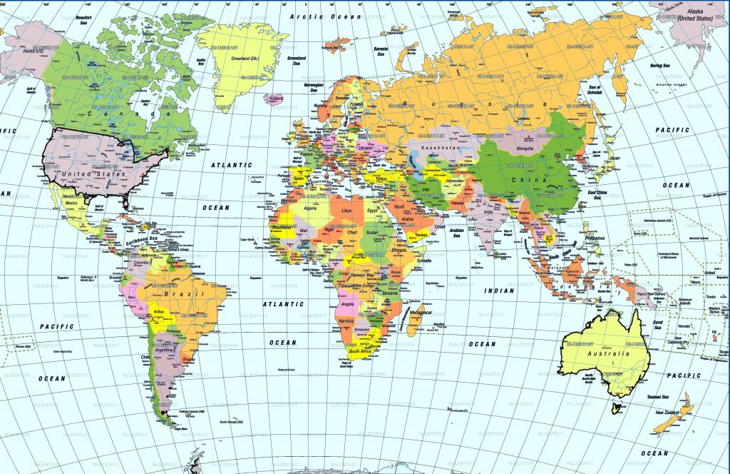 The world map- A perfect guide to discover any place and learn about ...