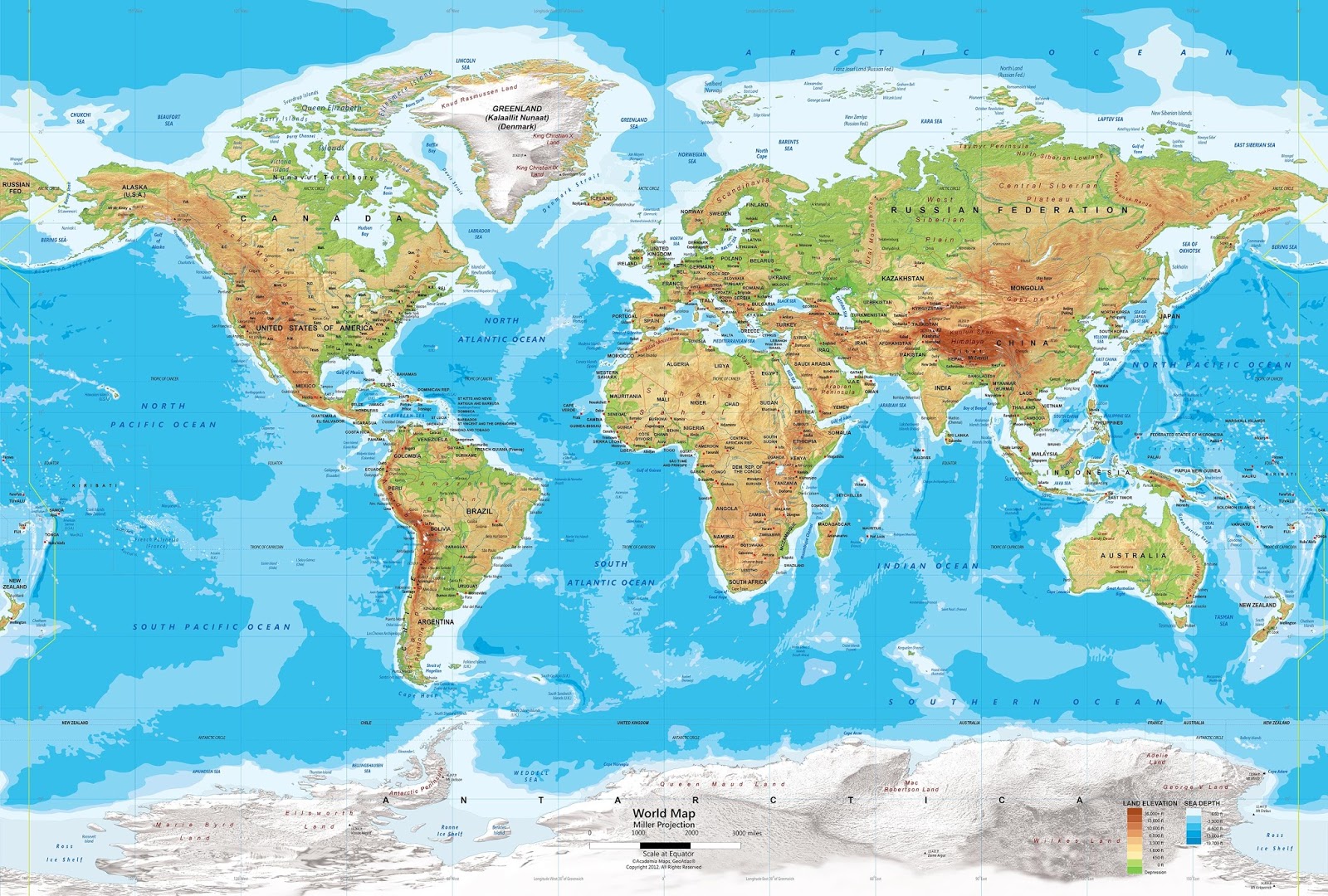The world map pdf