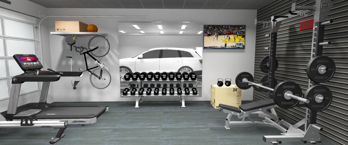 gym in garage
