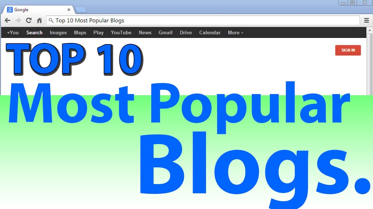 Top 10 Most Popular Blogs