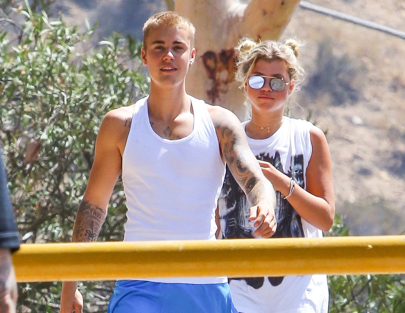 Sofia Richie Spotted with Justin Bieber